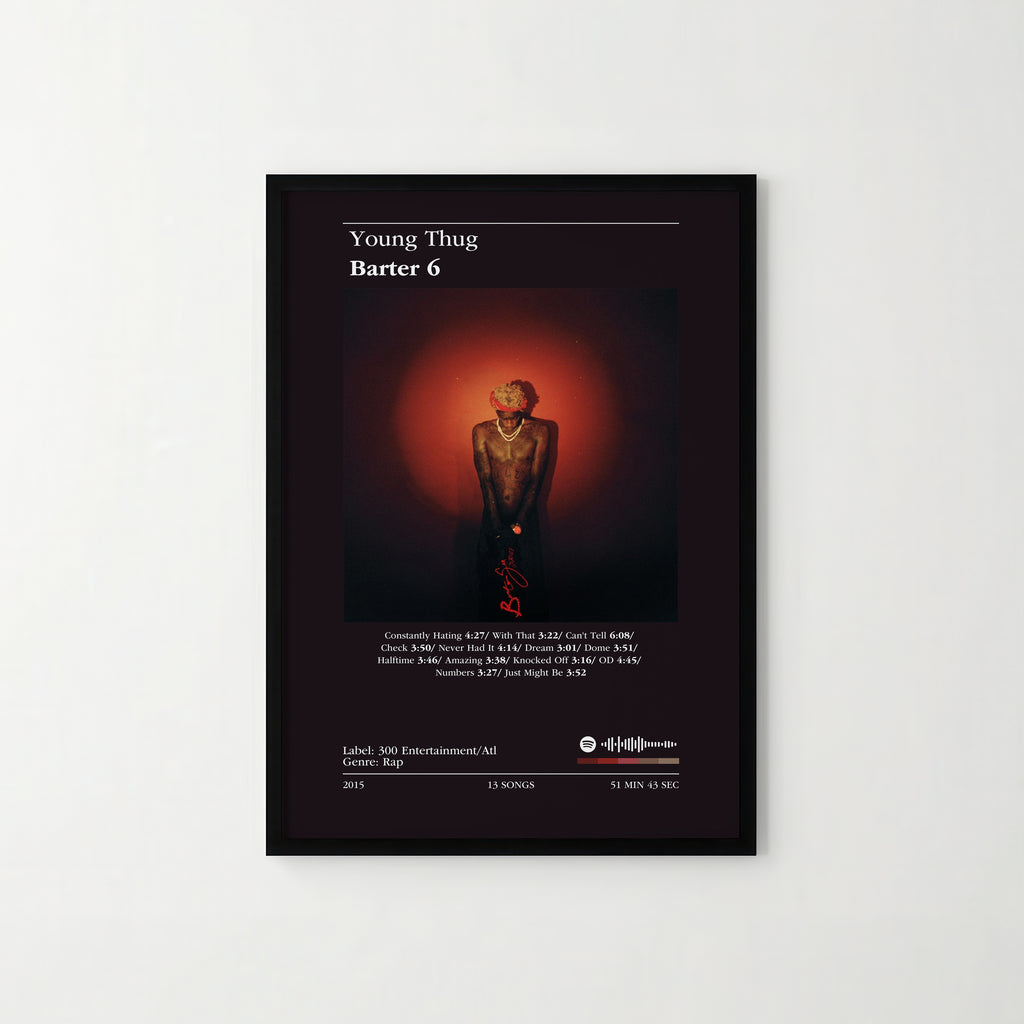 Poster Young Thug - Barter 6
