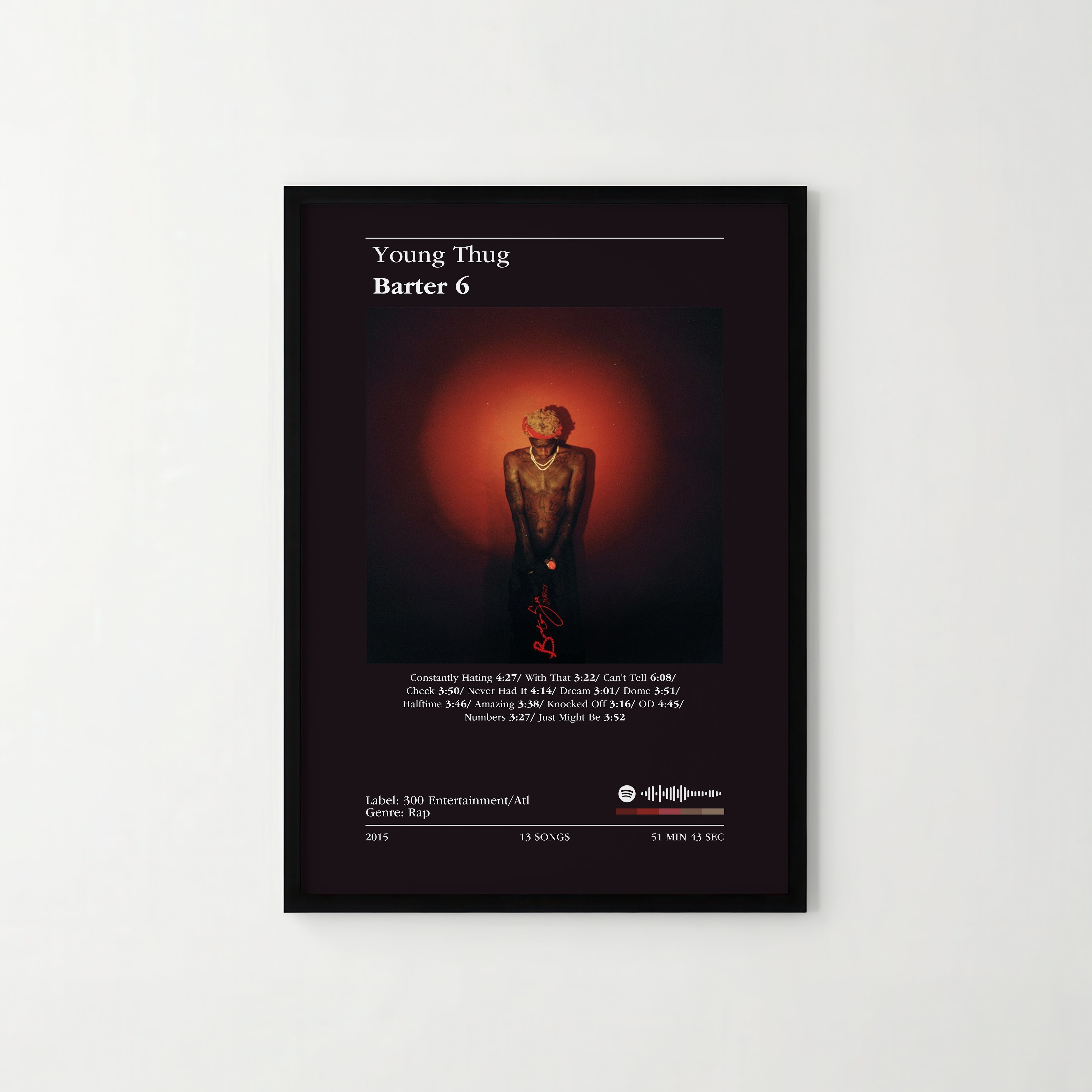 Poster Young Thug - Barter 6