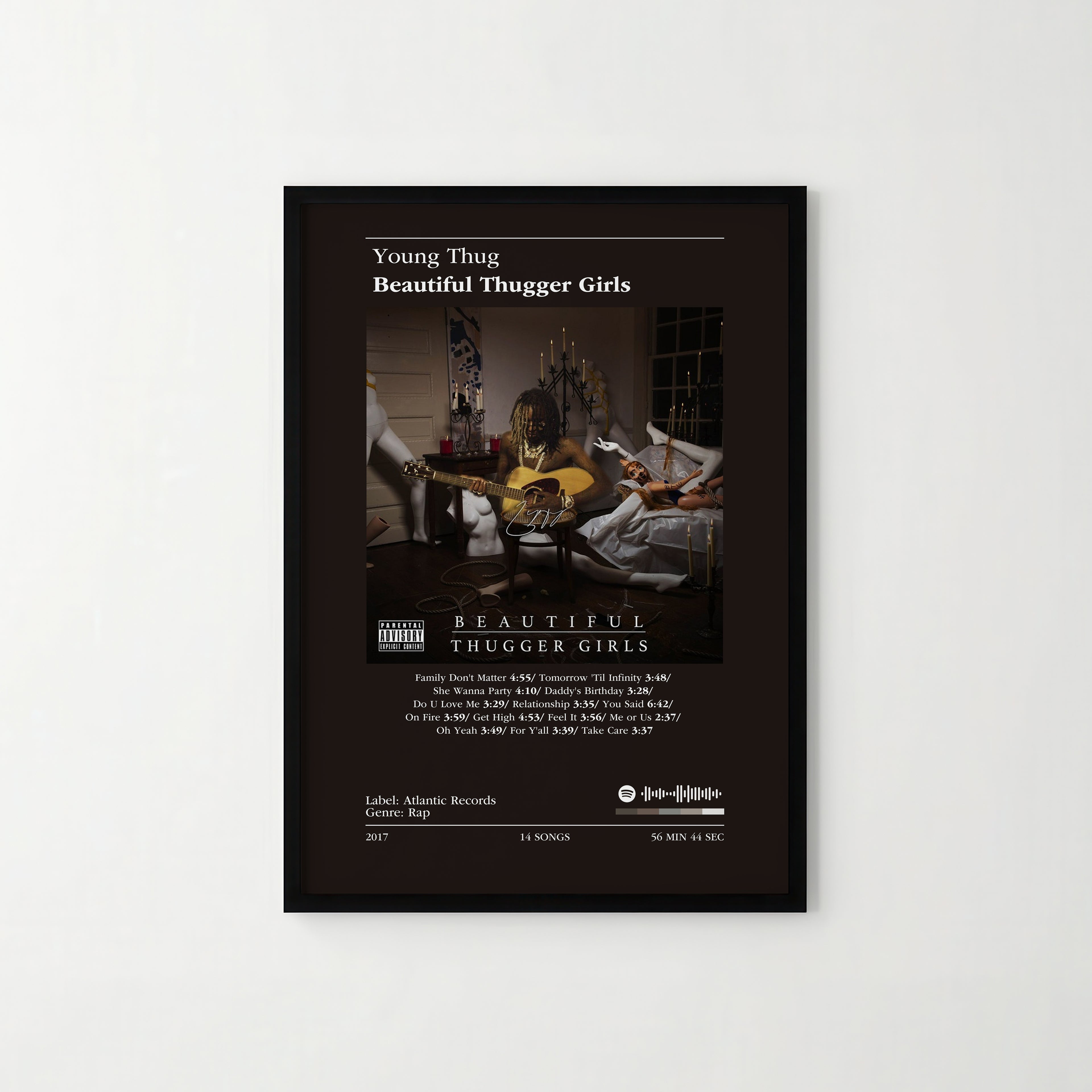 Poster Young Thug - Beautiful Thugger Girls