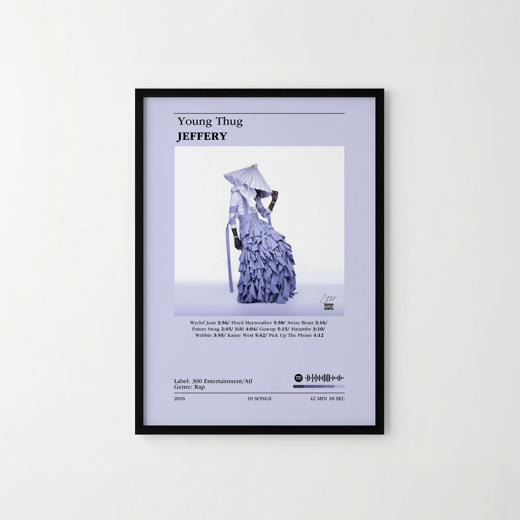 Poster Young Thug - JEFFERY