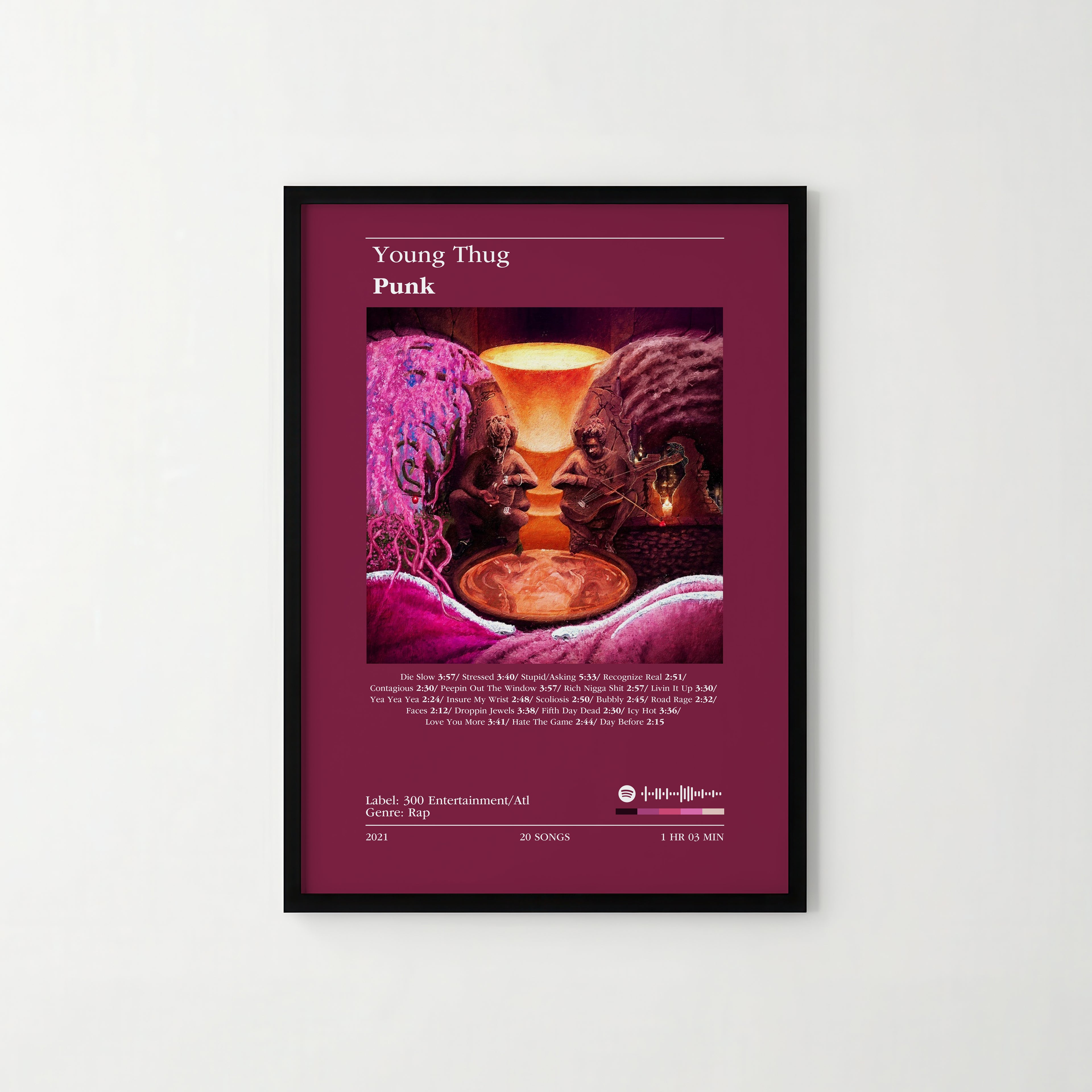 Poster Young Thug - Punk