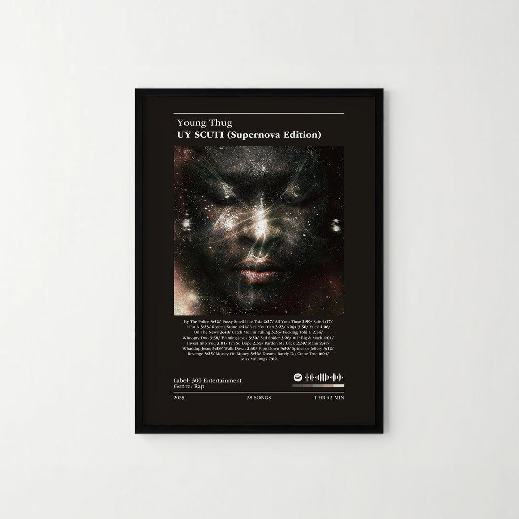Poster Young Thug - UY SCUTI (Supernova Edition)
