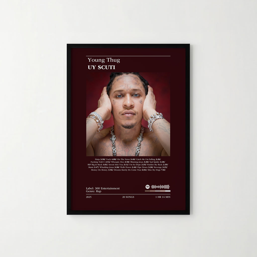 Poster Young Thug - UY SCUTI