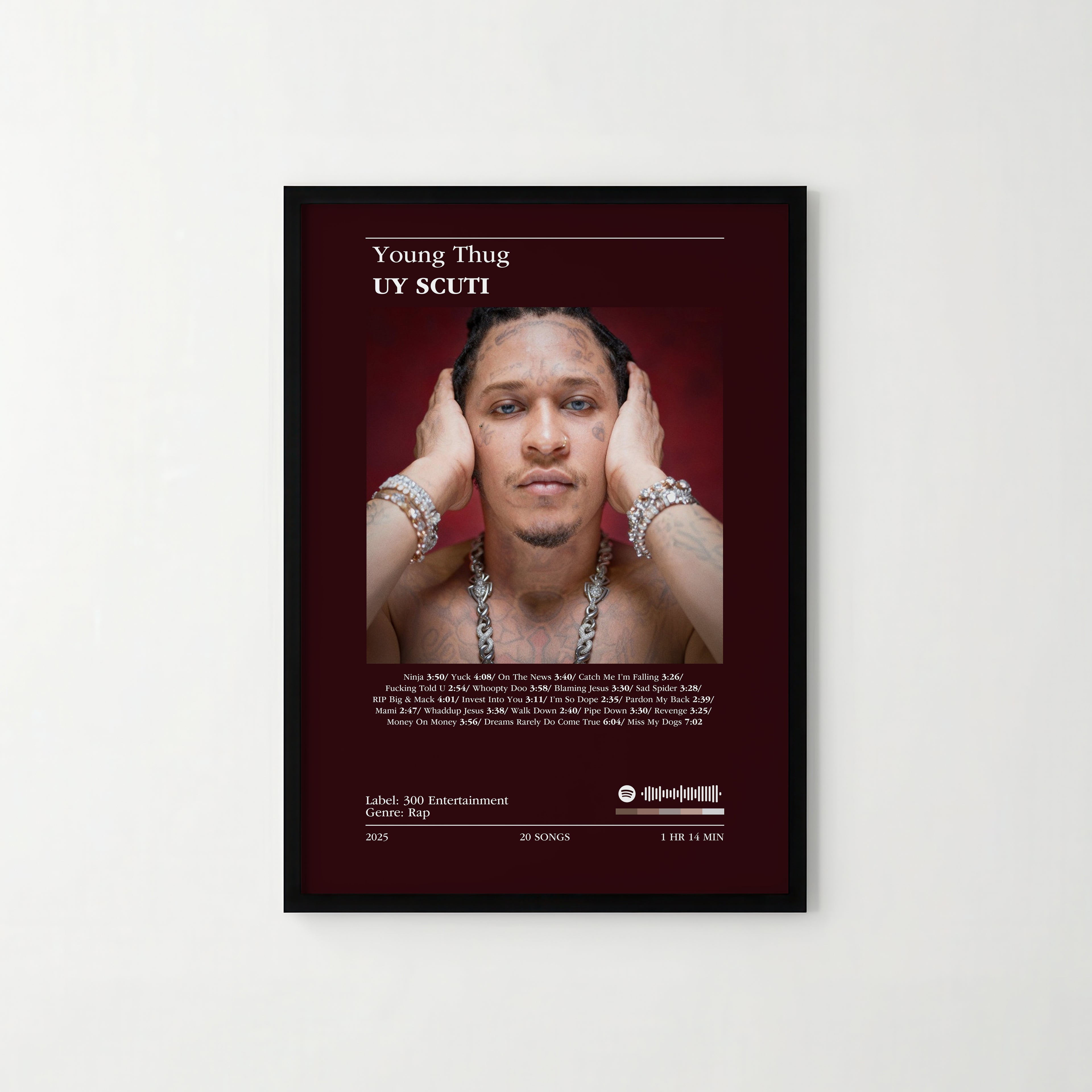 Poster Young Thug - UY SCUTI